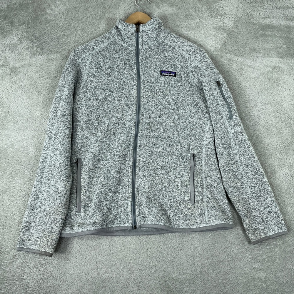 Patagonia Better Sweater Jacket Womens Small Gray Knit Fleece Outdoor Gorpcore